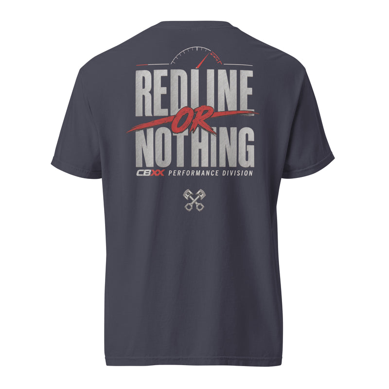 Redline Or Nothing - Heavyweight Tee